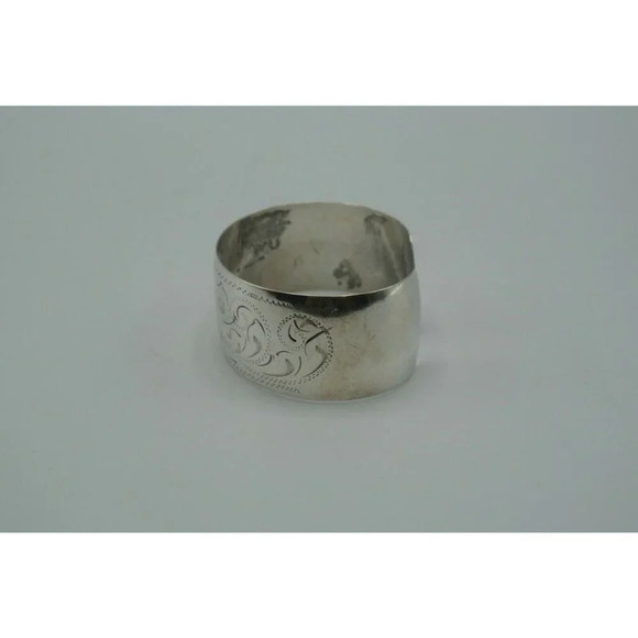 Vintage  Bracelet Stamped Sterling Silver Approx. 2 Inch Wrist 17 Grams - Picture 2 of 6